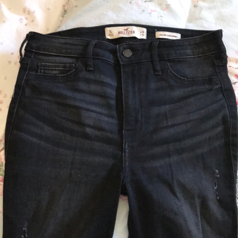 Hollister Black High Rise Skinny Jeans